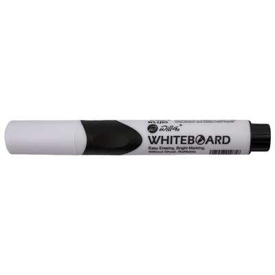 Whiteboard marker negru cu grip Willgo