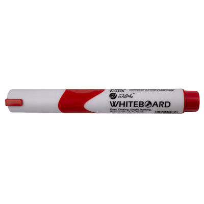 Whiteboard marker rosu cu grip Willgo