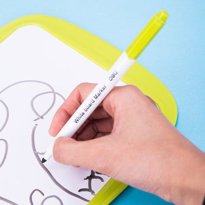 WHITEBOARD SCOLAR CU RAMA PLASTIC 30*21CM DELI